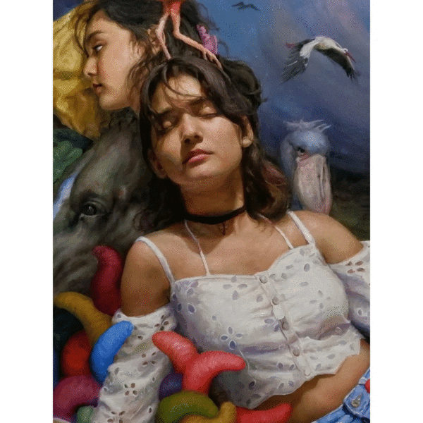 The Loner's Life | Oil On Linen | By Harsh Jalendra