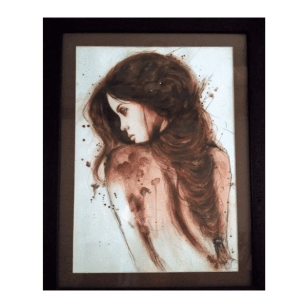 Mysterious Story | Watercolor Painting | By Ekta Jain | With Frame