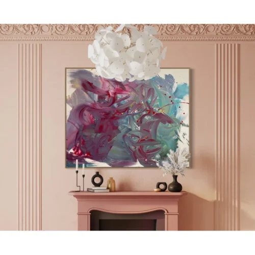 Muse What's the Color of Gratitude by Fanyu Lin - Wrapped Canvas Painting